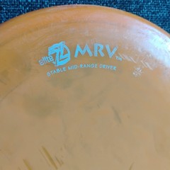 Discraft Elite Z MRV 176g Walled Lake Patent No. Vintage Mid Range Orange