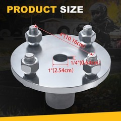 4 Lug 1″ Live Axle Adapter Hub for Go Kart Cart ATV Quad Trailer – 4″ x 4″