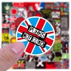10/50/100pcs Classic ROCK Stickers Graffiti Music Band Decals for Ipad Guitar