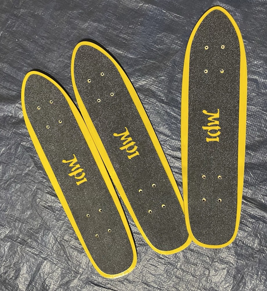 MPI Skateboard Deck NOS Fiberglass Slalom Cruiser Old School Vintage Funtail 25″
