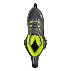 ROLLERBLADE Men’s Macroblade 84 Boa Black and Lime Roller Skates (073706001A1)