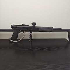 Tippmann Pro Carbine Paint Ball Marker With Vertical Adapter