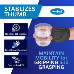 Comfort Cool CMC Thumb Brace – Restriction Splint for Arthritis & Tendinitis Rel
