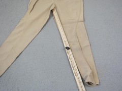 Devon Aire Pants Women 28L Beige Breeches Riding Jodhpurs Equestrian Made in USA