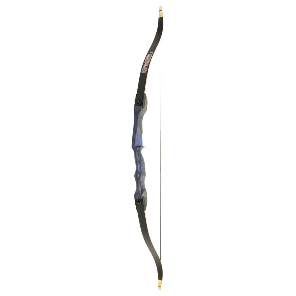 October Mountain OMP2145415 Explorer Ce Recurve Bow Blue 54 In. 15 Lbs. Lh