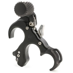 3/4Finger Thumb Trigger Compound Bow Release RHLH Archery Aid UV Button Shooting