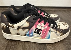 DC Men’s Manteca 4 Low Skate Shoe US size 10 Andy Warhol Multicolor