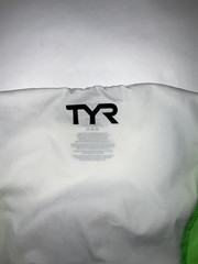 TYR Triathlon Men’s XS Black Lime White Tank Singlet TRI COMPETITOR USA Made New