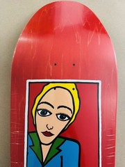 The New Deal ED TEMPLETON Skateboard Deck 9.625 X 32.5 RED 1990s Shape Reissue