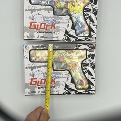 Large Size Graffiti Glock Water Bomb Air Pistol Quantity 2 Spongebob / Capybara