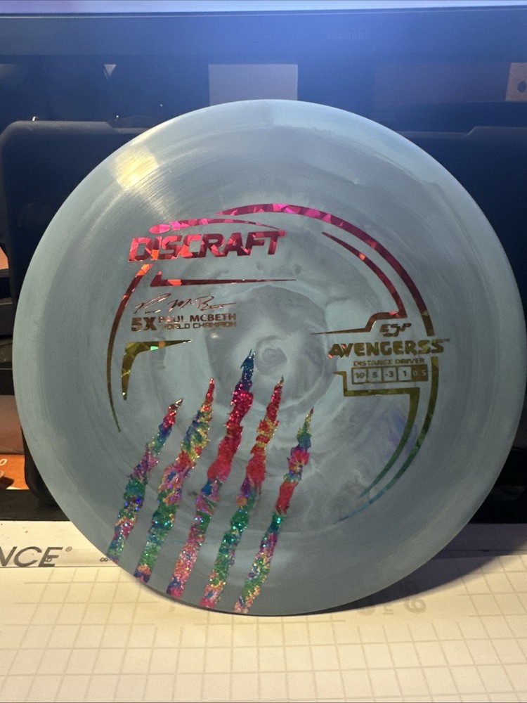 Discraft Paul Mcbeth Esp Avenger SS 5x CLAW SEAFOAM SWIRL RAINBOW CLAWS
