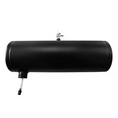 Black Gas Fuel Tank Aluminum Cylinder 6″x20″ 2 1/8 Gallon For Mini bike Go kart