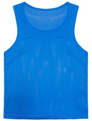 VOGRYE Pinnies Set of 12/24 Scrimmage Vests, Child/6-10 Years, 6-red + 6-blue