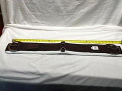 33″ Brown Nylon Western Cinch, Felt Lined, – New