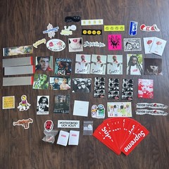 Supreme Sticker & Accessories Lot – Gucci Mane Shower Cap Bouncy Ball And More