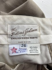 The Tailored Sportsman Women’s Riding Breeches Size 26 Beige Tan 95% Cotton