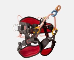 Climbing Half Body Harness Rope Arborist Saddle Tree Bridge Caving Rescue