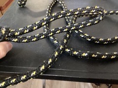 8′ Long Black and White Rope
