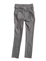 Dover Saddlery Stride Kids Infinity Knee Patch Tight Size L Gray