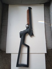 NOS CROSMAN AMERICAN CLASSIC 1377 AIR PISTOL W/ MODEL 1399 CUSTUM SHOULDER STOCK