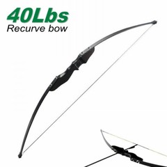 40Lbs Archery Detachable Takedown Recurve Bow Straight Right Hand For Beginner