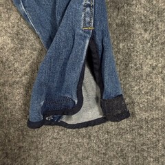 Goode Rider Jeans Equestrian Breeches Womens 26L Blue Cotton Knee Patch GUC