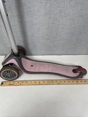 Vintage Globber Adjustable Pink Small Kick Scooter Solid Well Made Used