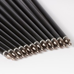 12PCS 30inch Fiberglass Arrows Spine 500 For Compound & Recurve Bows Hunting
