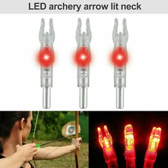 12/6PC Automatic LED Shooting Archery Arrows Lighted Nocks 6.2mm Arrow Nock Tail