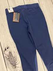 Ariat Heritage Knee Patch Riding Breeches Kids Youth 16R Unisex Navy Blue NWT