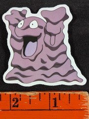 Grimer Cartoon Pokémon Skateboard Sticker