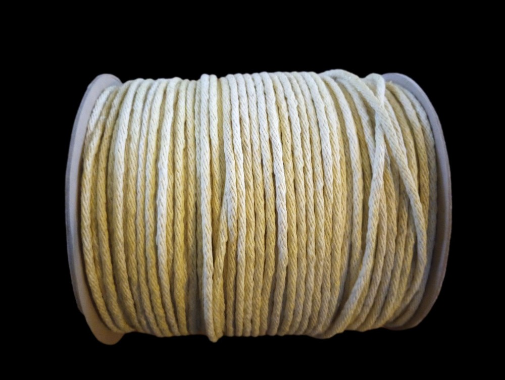 Military Army braided fibrous cord type 1 class 3 size 6 cotton TC-571 NOS