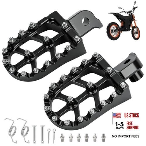 CNC Aluminum Foot Pegs Compatible with Tuttio Soleil01 Electric Dirt Bike