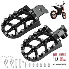 CNC Aluminum Foot Pegs Compatible with Tuttio Soleil01 Electric Dirt Bike