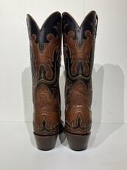 Women’s Lucchese Classics Handmade Leather Western Cowboy Boots US 7.5 B