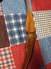 VINTAGE SHAKESPEARE SIERRA TRADITIONAL RECURVE HUNTING BOW 52″ 45LB RIGHT HAND