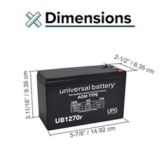 36 Volt Rechargeable Battery Pack for The Razor Rambler 16, (7 Ah, with Harness)
