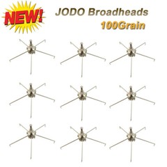 6/12pcs Small Game Target Hunting Broadhead Big Judo Arrow Heads 5 Paws 100Grain