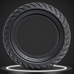 2 PCS 10×3.0 255×80 (80/65-6) Solid Tire,10 Inches Electric Scooter Tires 10 …