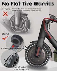 GLDYTIMES 8.5 Inch Scooter Tires, 8.5/1.37-6.1, honeycomb tires 1 pc