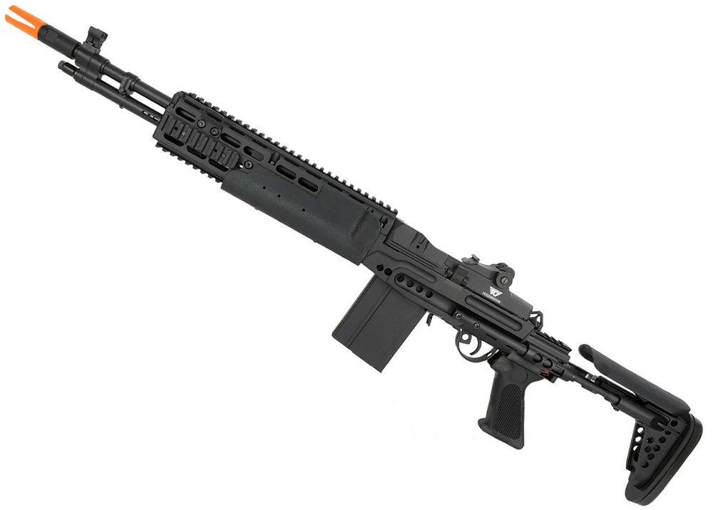 Airsoft AEG Rifle M-14A EBR Full Auto Metal 6mm BBs- 400 FPS W/300 RDS Magazine