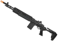 Airsoft AEG Rifle M-14A EBR Full Auto Metal 6mm BBs- 400 FPS W/300 RDS Magazine