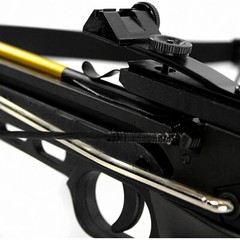 KingsArchery Crossbow Pistol Self Cocking 80 LBS Archery 12 Plastic Arrow Used