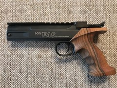 CHIAPPA 6004 FAS TARGET AIR PISTOL, .177 CALIBER, AMBI GRIPS