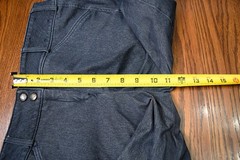 Tailored Sportsman, Trophy Hunter breeches, low/ front, Navy Denim, 30R jean