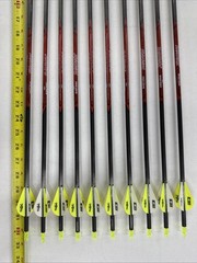 Black Eagle Arrows Rampage 200 Spine Full Length Arrows 4 Fletched – Item 4214