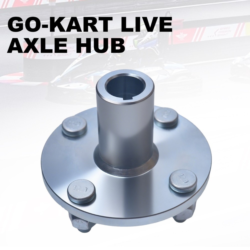 4 Lug 1″ Live Axle Adapter Hub for Go Kart Cart ATV Quad Trailer – 4″ x 4″