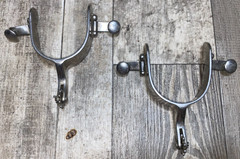 2 1/2 MYLERS TOKLAT F17 WESTERN SPURS WITH SPINNING ROWELS