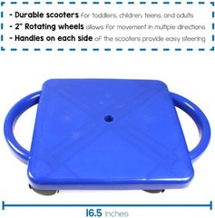 Lightweight Blue Floor Scooter Board for Kids – Builds Coordination & Strength