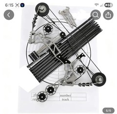 MINI COMPOUND BOW 10.9 INCHES SET-AAROWS INCLUDED BRAND NEW SUPER FUN!!